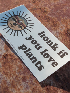 Sticker - Plant lover bumper - Waterproof vinyl
