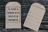 Believe in tomorrow PRINTABLE SEED PACKET