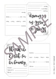 Thank the Earth PRINTABLE SEED PACKET